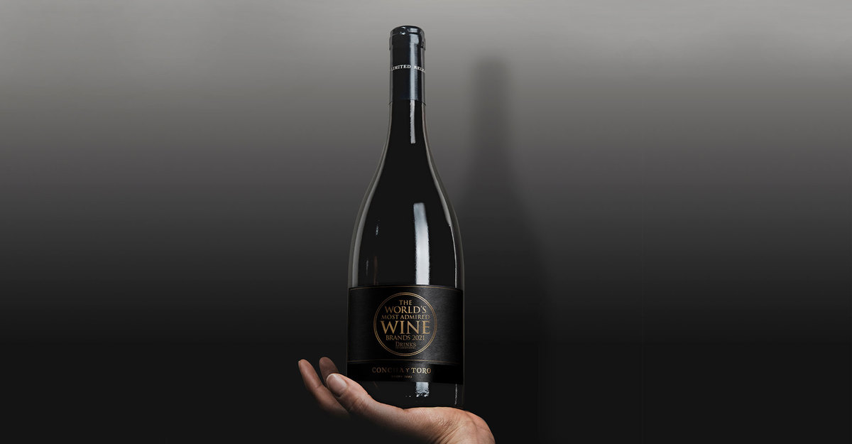Concha y Toro é novamente uma das marcas de vinho mais admiradas do mundo