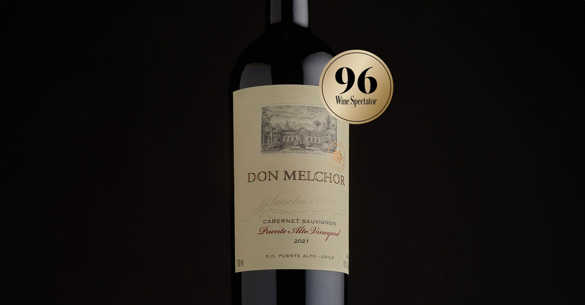 Don Melchor recebe pela quinta vez a nota mais alta conferida a um vinho chileno pela Wine Spectator