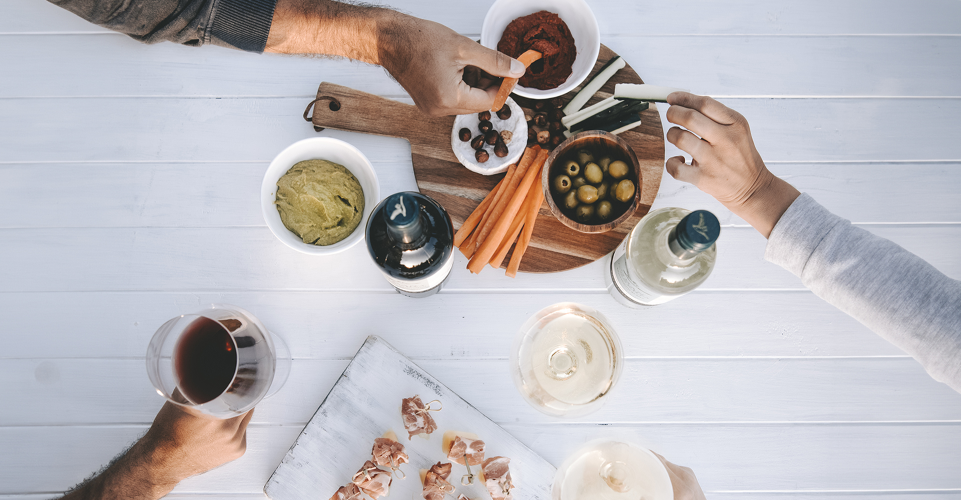 Wines and dips: Harmonizing flavors