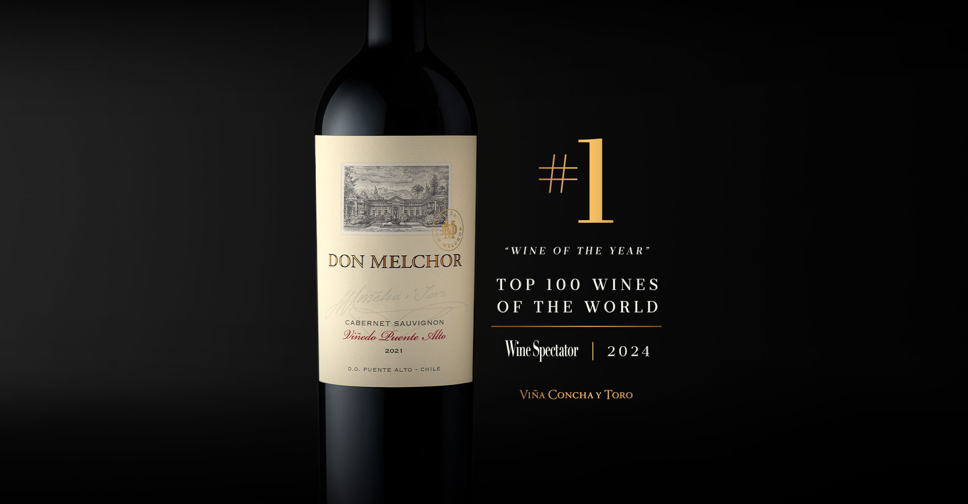Chilean wine Don Melchor vintage 2021 is chosen “Wine of the Year” by Wine Spectator
