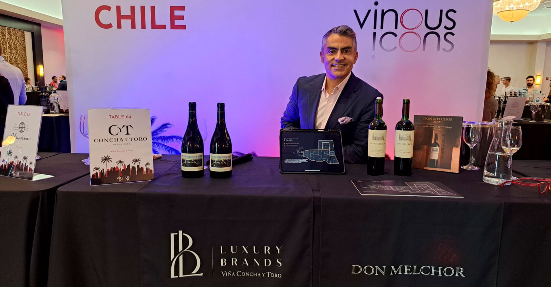 Viña Concha y Toro participates in Vinous Icons Miami 2024 fair