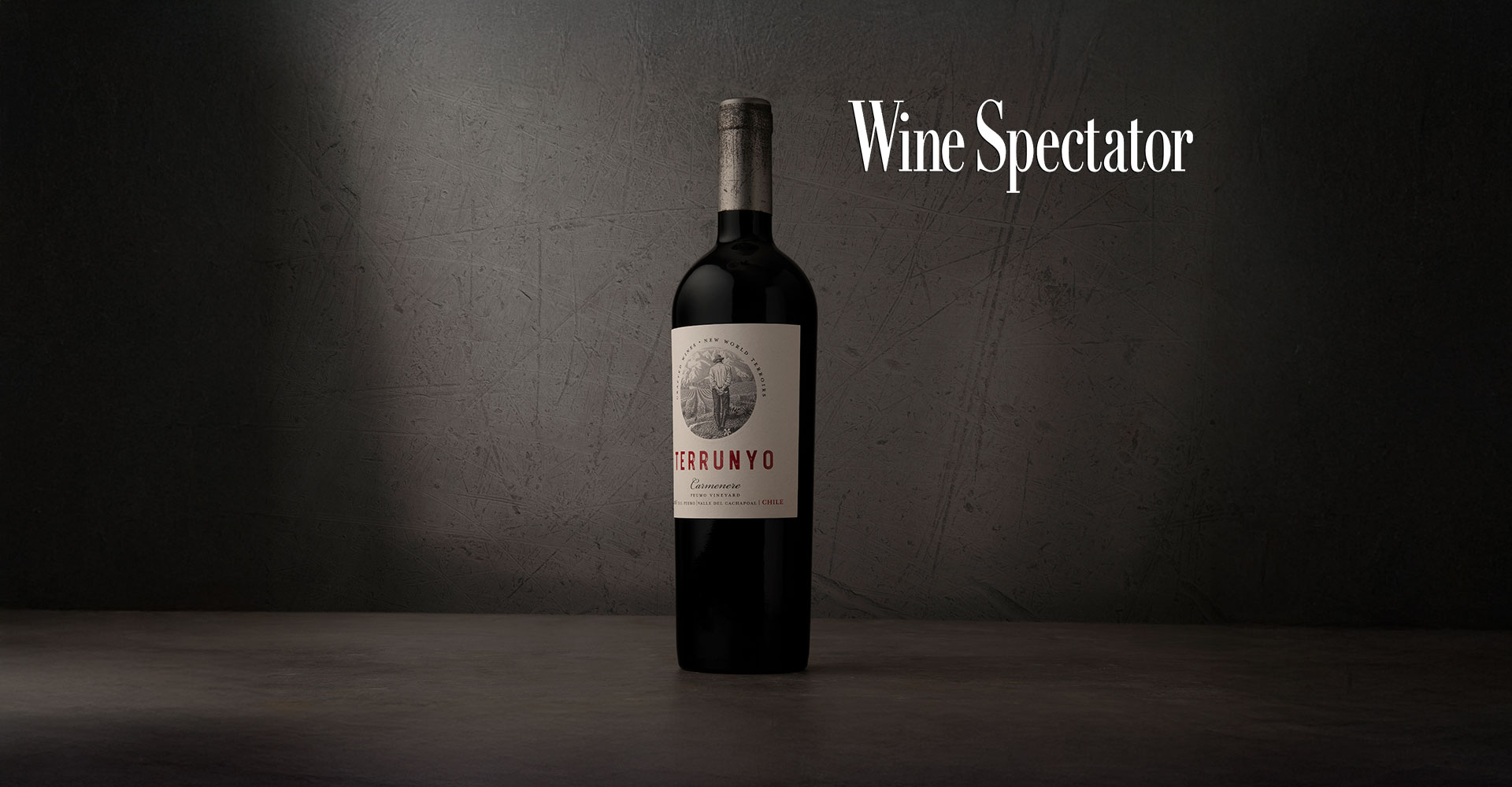 Terrunyo Carmenere 2022 recebe extraordinários 93 pontos na Wine Spectator