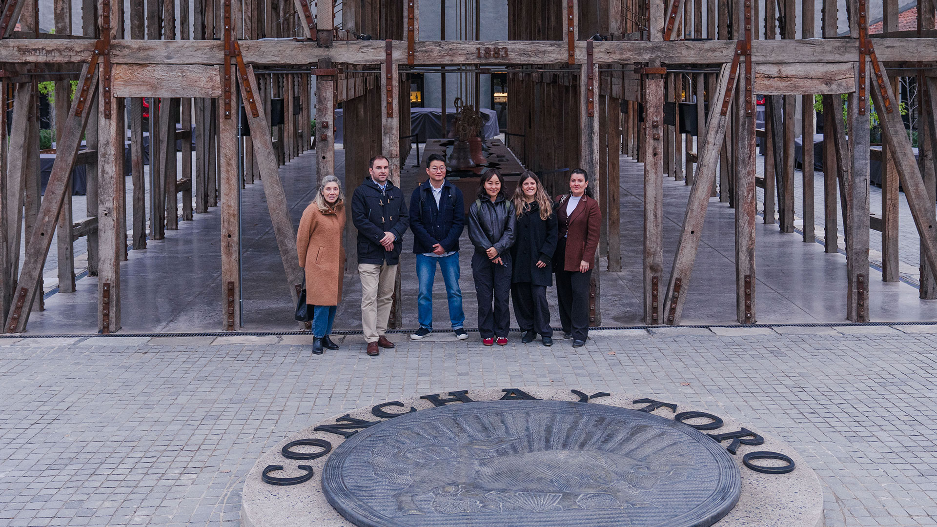 Viña Concha y Toro recibe al equipo de Gold Pig en Pirque