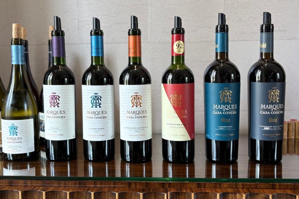 Portafolio de vinos nuevas cosechas Marques de Casa Concha