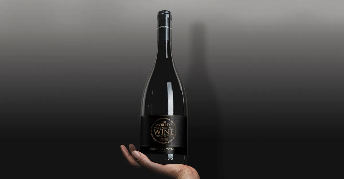 Concha y Toro é novamente uma das marcas de vinho mais admiradas do mundo