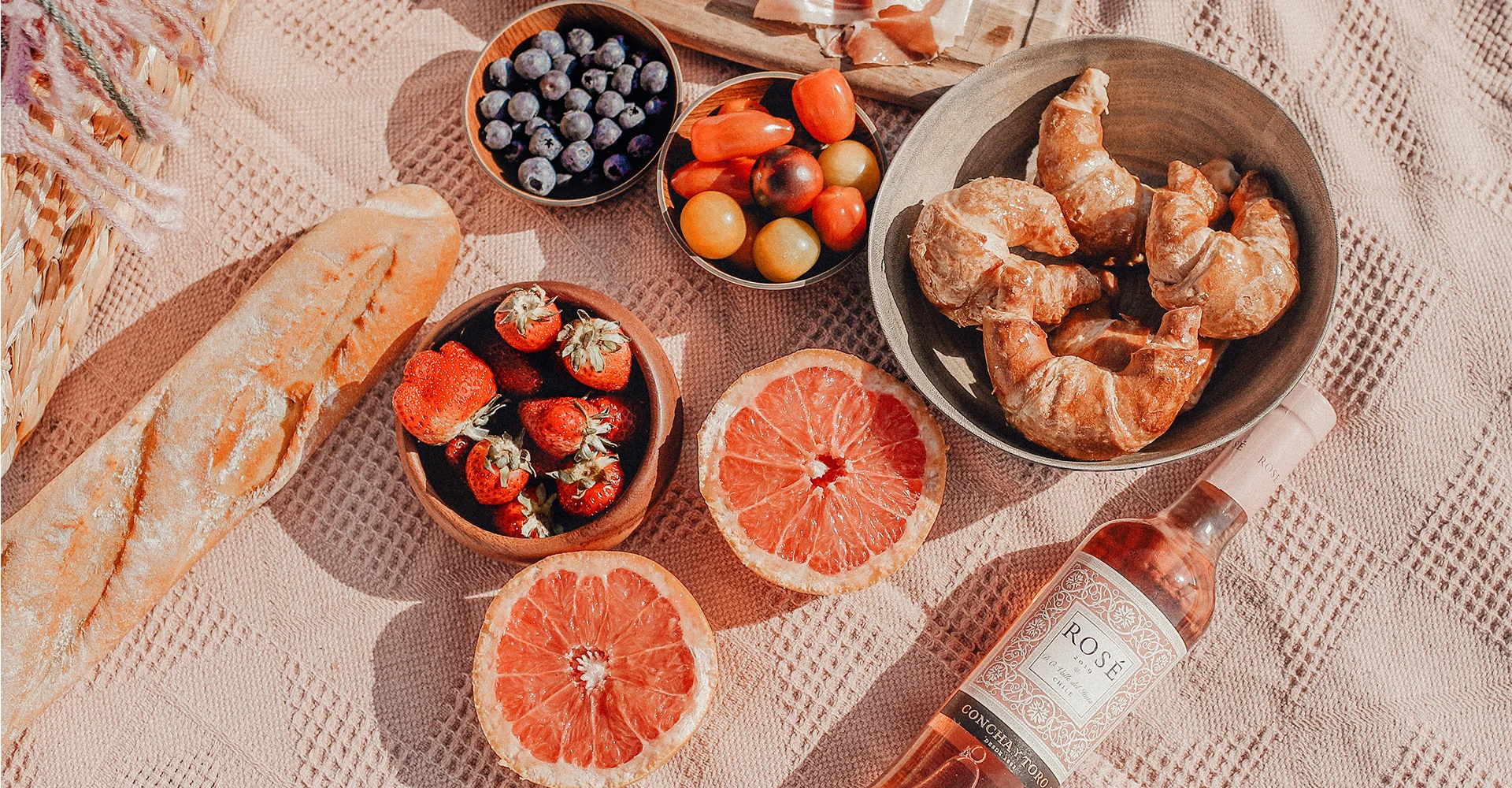 Platos para maridar un brunch en casa con rosé