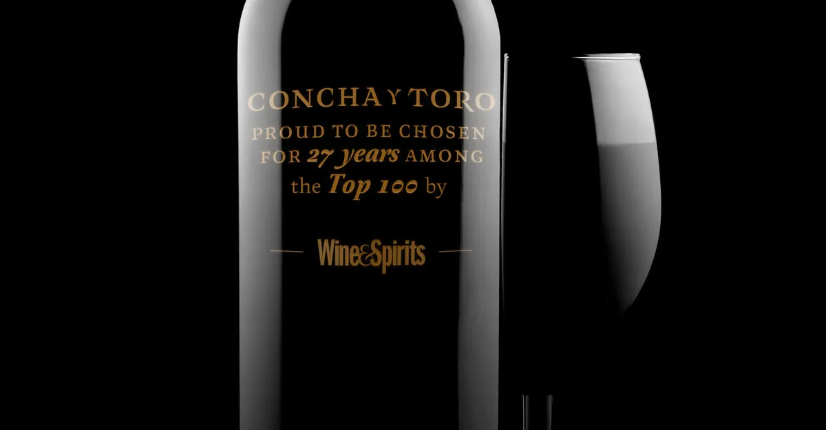 Concha y Toro named among the “Top 100 Premier Cru” by Wine & Spirits