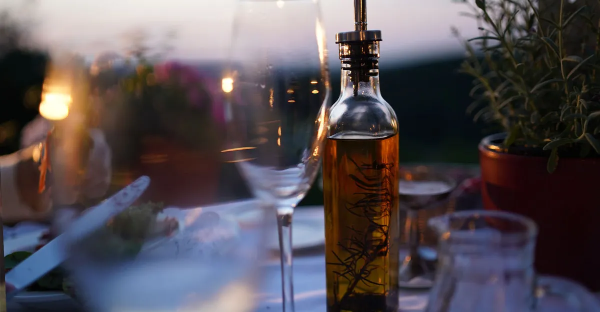 Vinho e azeite de oliva