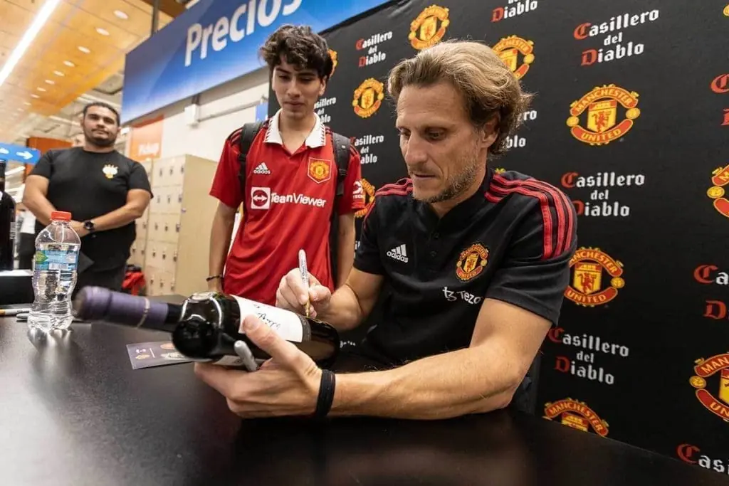 Diego Forlán en Chile.