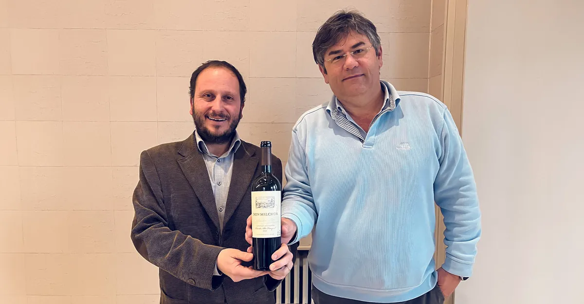 Grande visita do jornalista brasileiro à Concha y Toro