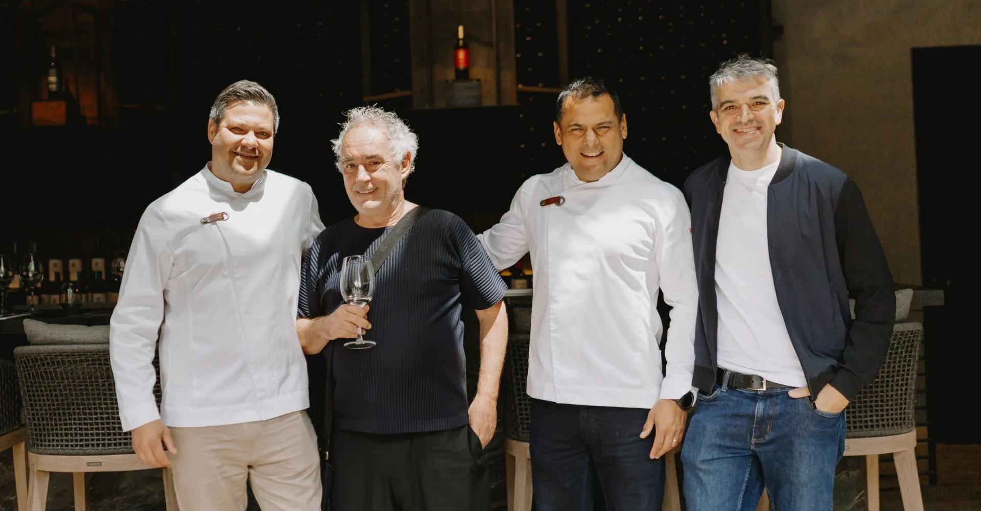 Ferran Adrià e Ferran Centelles visitam o Centro del Vino Concha y Toro: “É um lugar único no mundo”